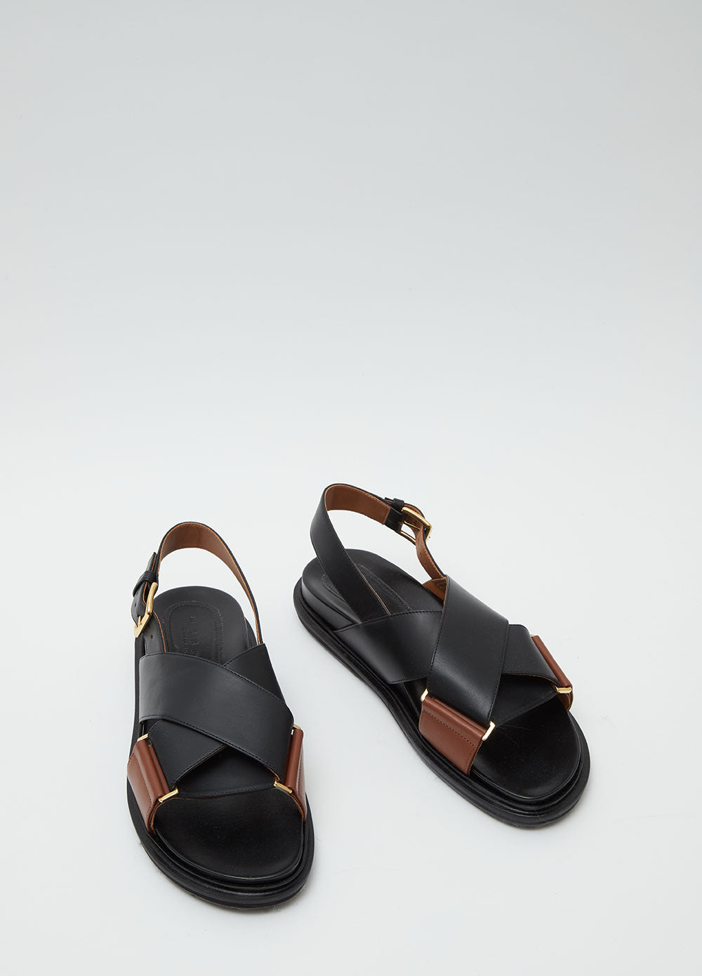 Two-tone Fussbett Sandals