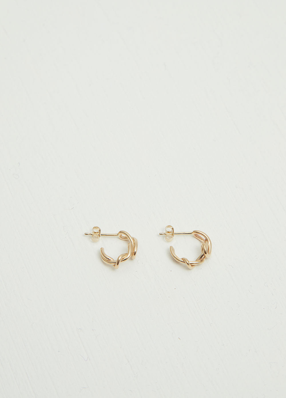 Tendril Hoop Earrings