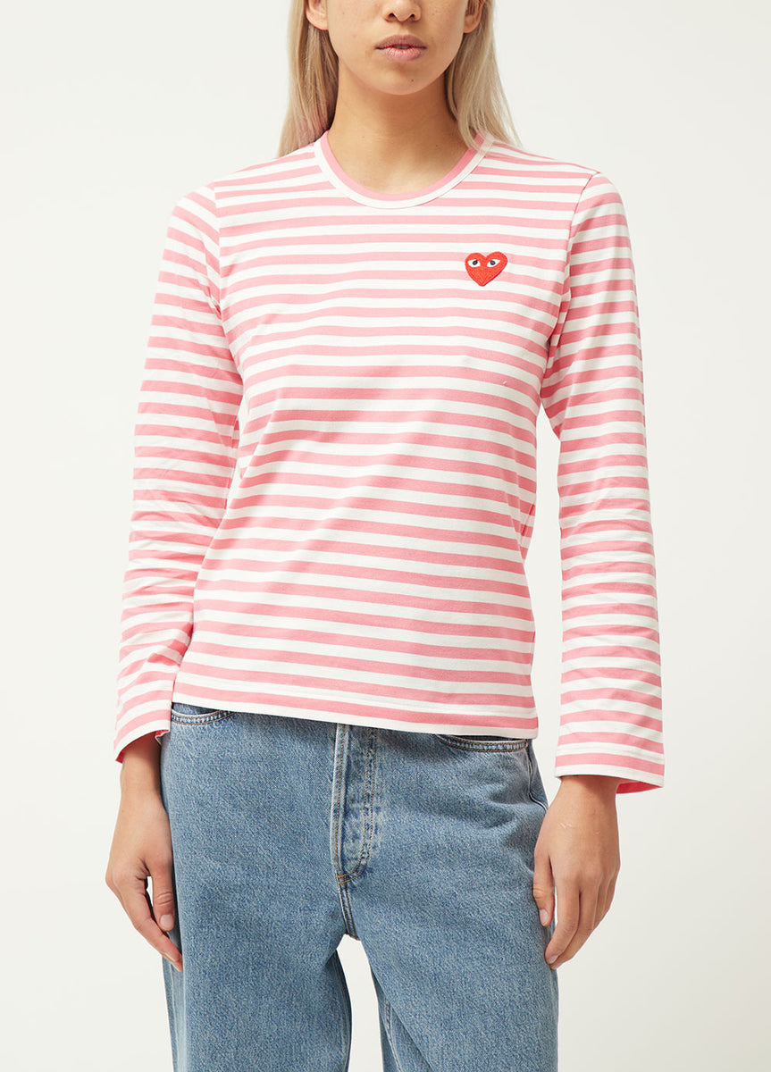 Lív - Lovely Red Heart With a Ribbon - Lv - Long Sleeve T-Shirt