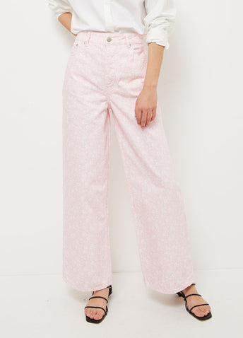 Print Denim Jean