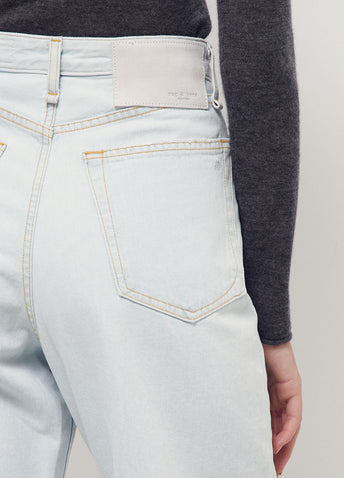 Ruth Super High-Rise Ankle Wide Leg Jeans