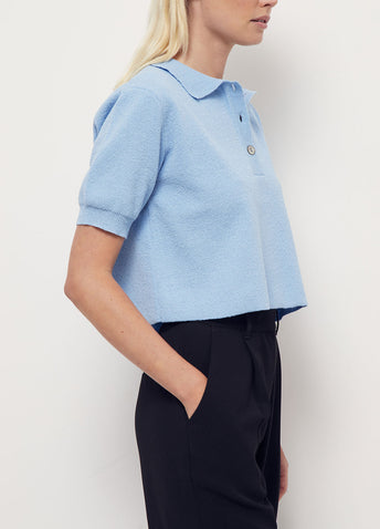 Boucle Short-sleeve Polo Shirt