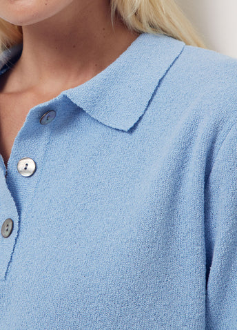 Boucle Short-sleeve Polo Shirt