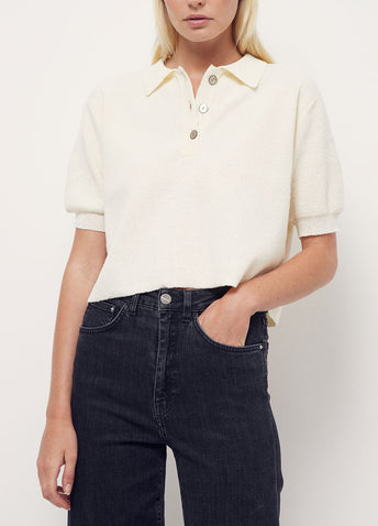 Boucle Short-sleeve Polo Shirt