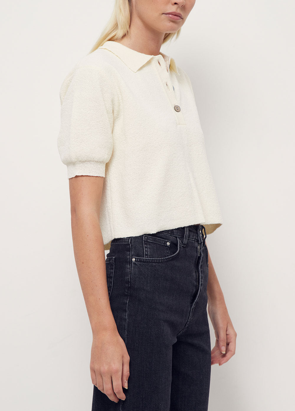 Boucle Short-sleeve Polo Shirt