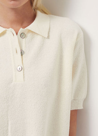 Boucle Short-sleeve Polo Shirt