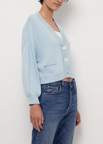 Marco Cropped Cotton Cardigan