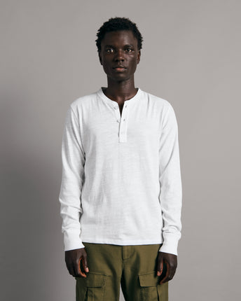 Classic Henley Long Sleeve Top