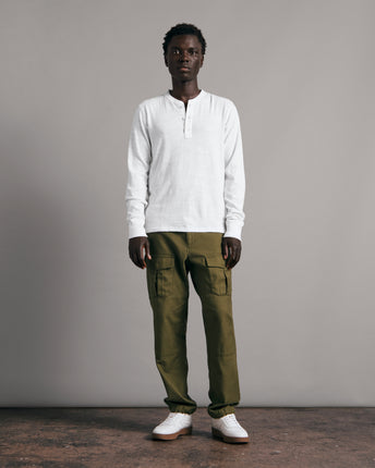 Classic Henley Long Sleeve Top