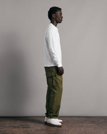 Classic Henley Long Sleeve Top