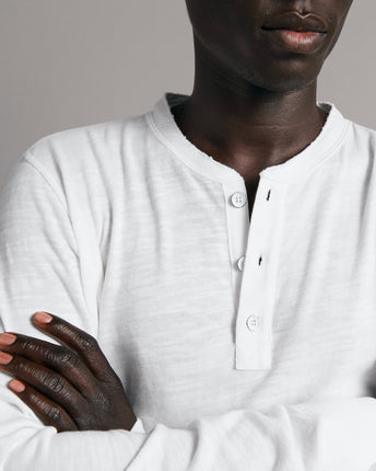 Classic Henley Long Sleeve Top