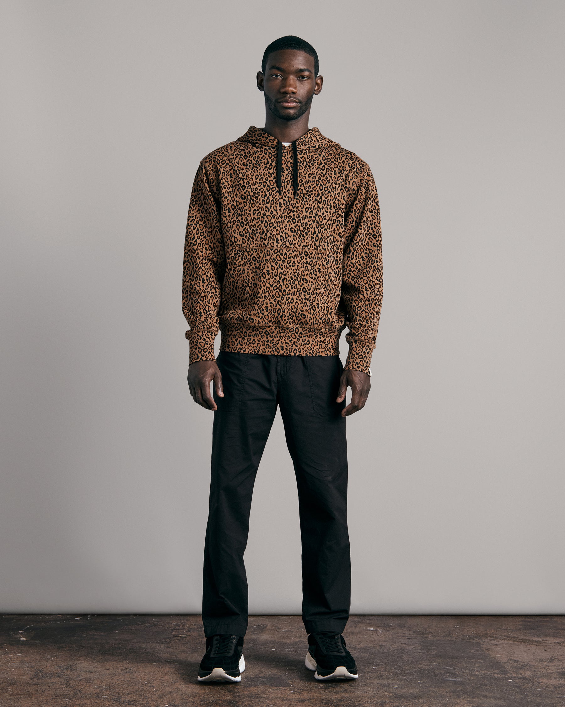 All Over Leopard Hoodie