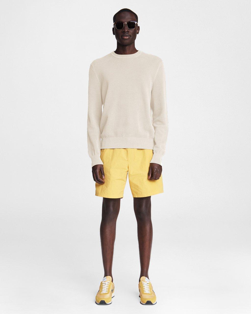 Hemp Pique Crewneck Sweater