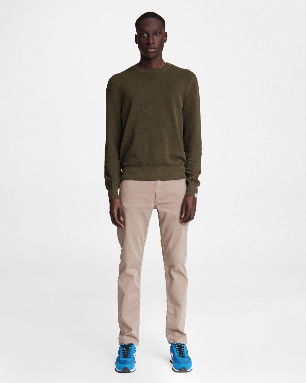 Hemp Pique Crewneck Sweater