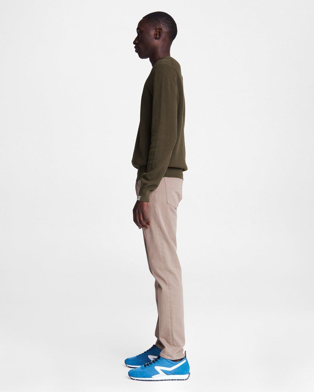 Hemp Pique Crewneck Sweater
