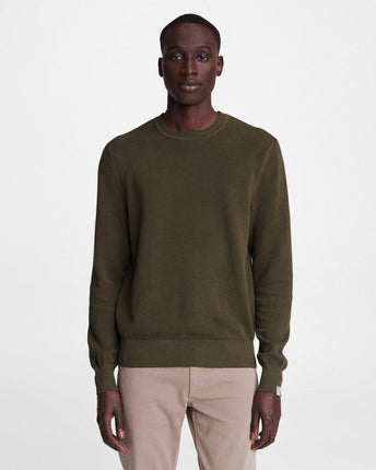 Hemp Pique Crewneck Sweater
