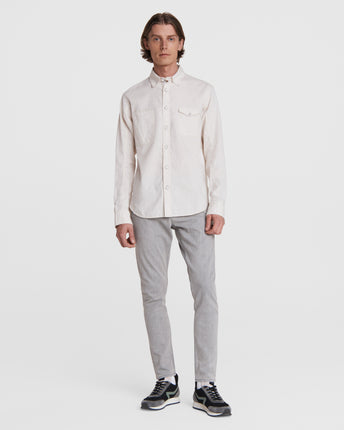 Engineered Linen Shirt