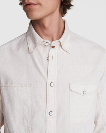 Engineered Linen Shirt