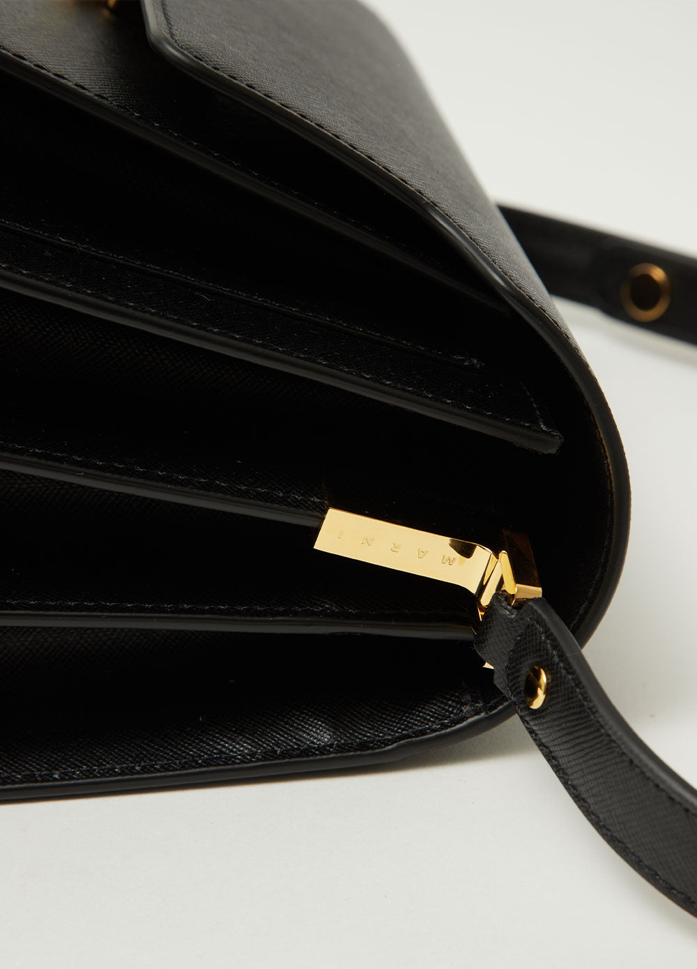 Marni Nano Trunk Leather Shoulder Bag