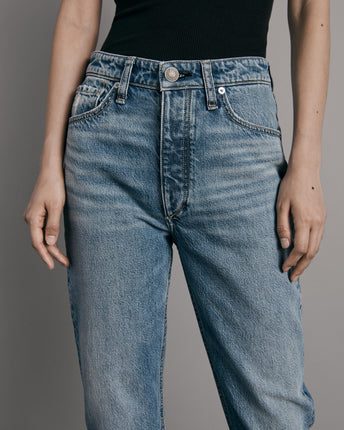 Nina High-Rise Ankle Cigarette Jeans