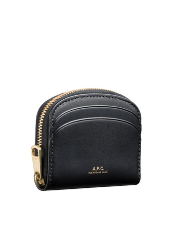 ☆A.P.C.☆ Mini Demilun Compact Card Holder Hazelnut PXAWVF6 MUSINSA | A.P.C. Mini Demilun Compact Card Holder - Hazelnut