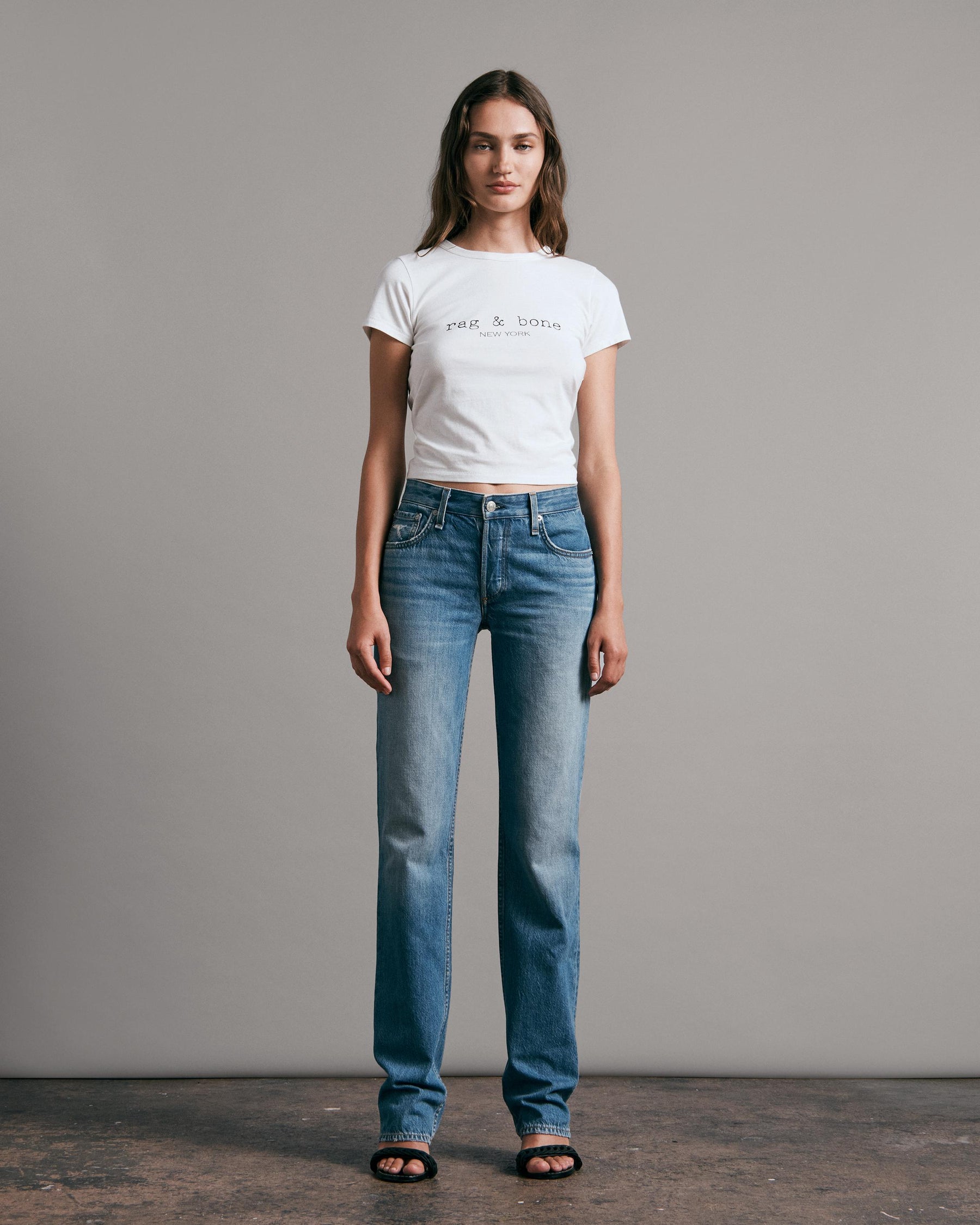 Piper Low-Rise Straight Jeans
