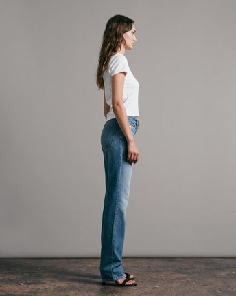 Piper Low-Rise Straight Jeans