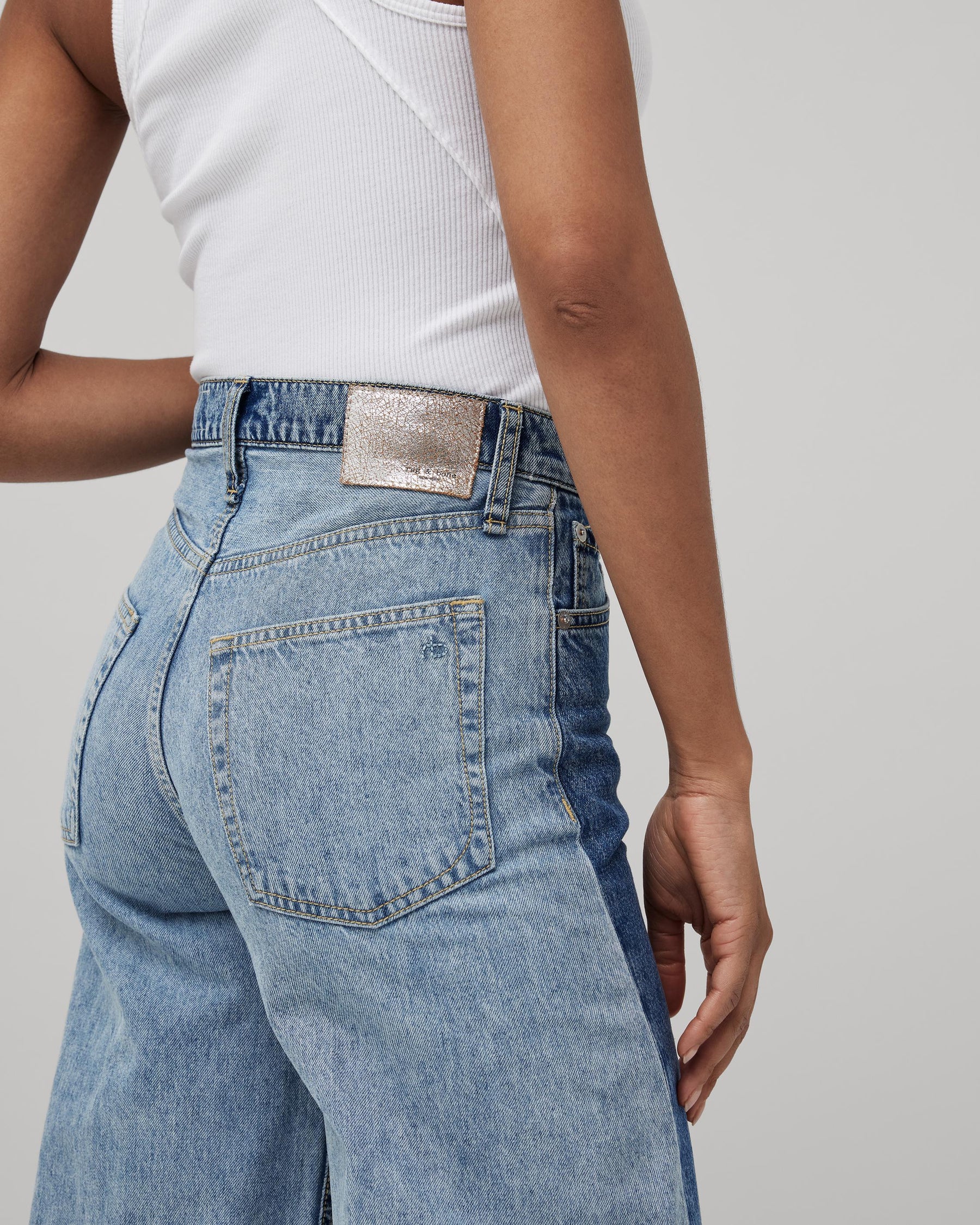 Sofie Two-Tone Jeans