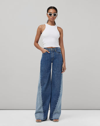 Sofie Two-Tone Jeans