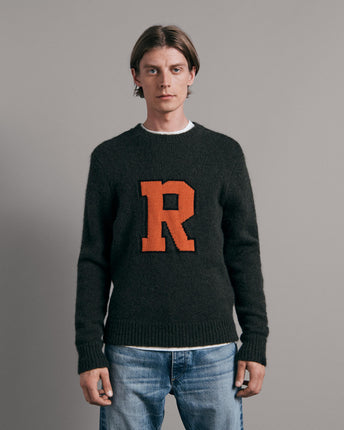 Varsity Intarsia Crew