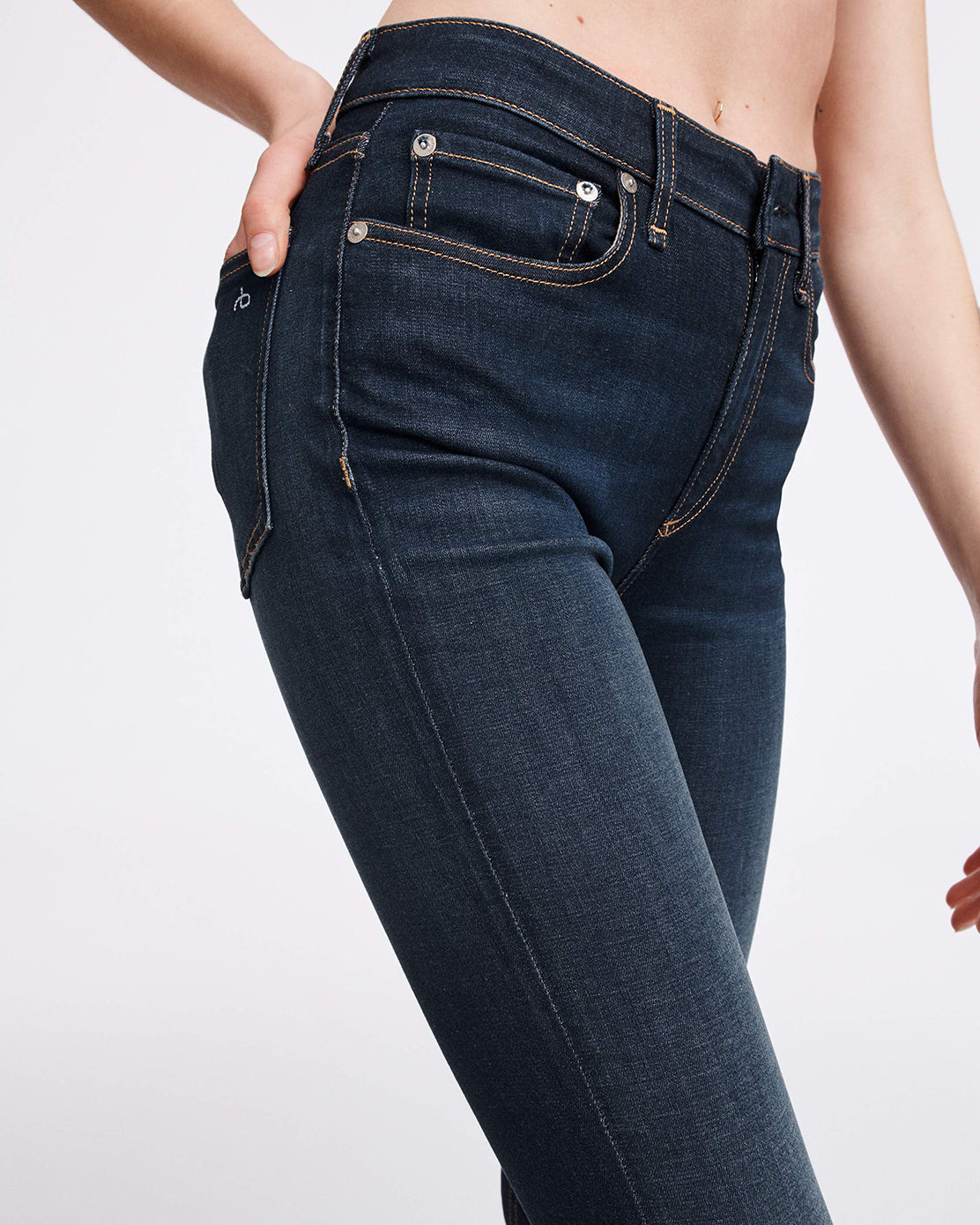 Nina High Rise Ankle Skinny Jeans