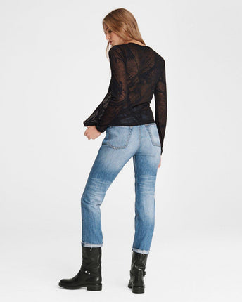 Valencia Floral Long-sleeve T-shirt