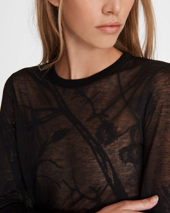 Valencia Floral Long-sleeve T-shirt