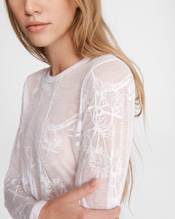 Valencia Floral Long-sleeve T-shirt