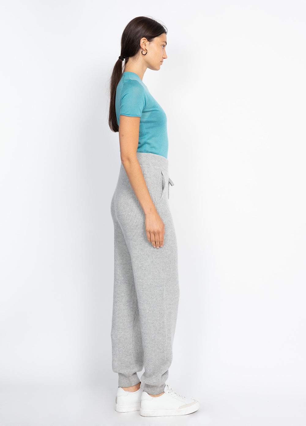 Mandee Cashmere Short-sleeve Knit