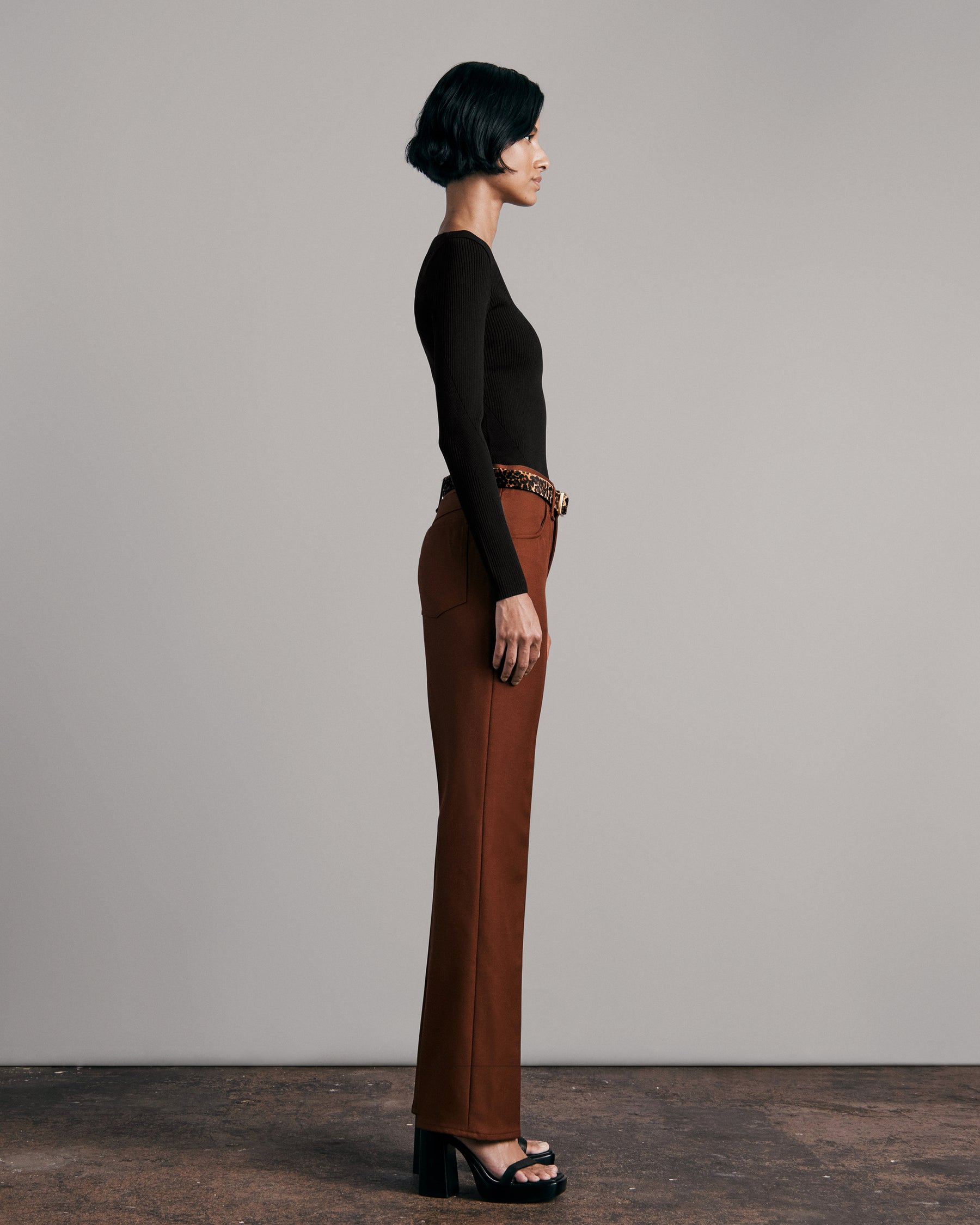 Asher Square Neck Long Sleeve Top