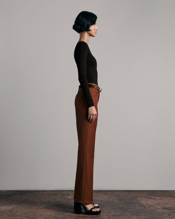 Asher Square Neck Long Sleeve Top