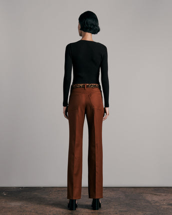 Asher Square Neck Long Sleeve Top