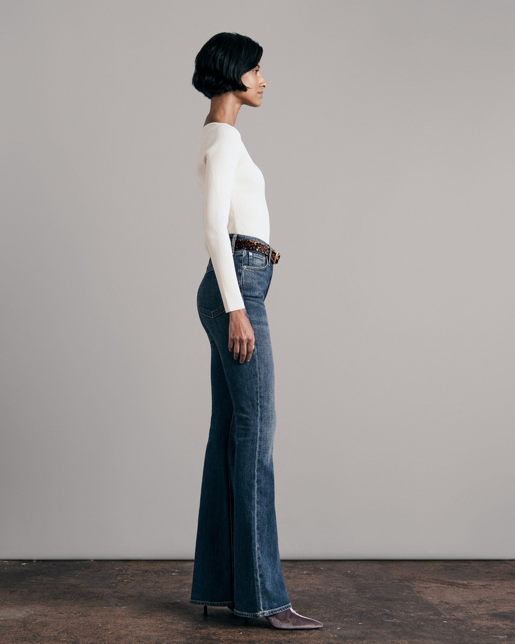 Asher Square Neck Long Sleeve Top