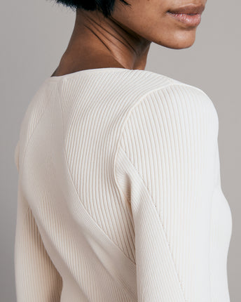 Asher Square Neck Long Sleeve Top