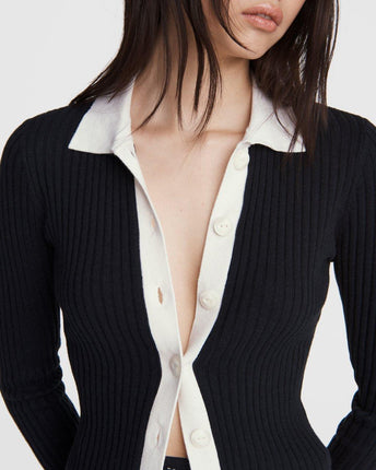 Navaya Polo Cardigan