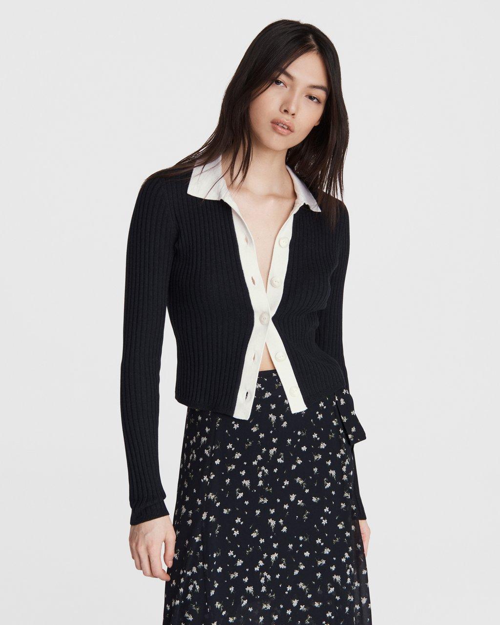 Navaya Polo Cardigan