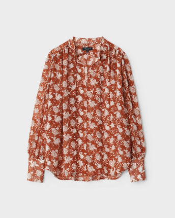 Carly Floral Tie Top