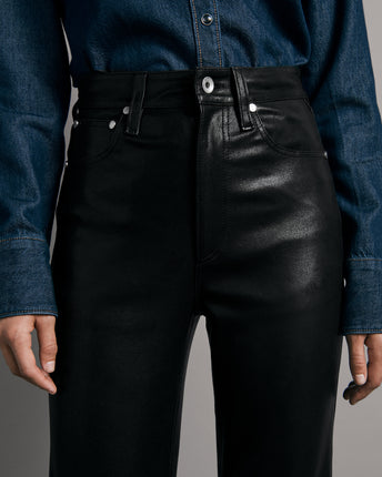 Vintage Leather Cigarette Pants