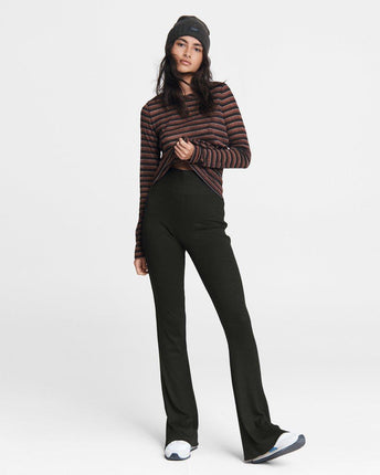 The Knit Rib Flare Pants