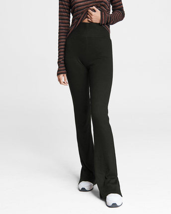 The Knit Rib Flare Pants