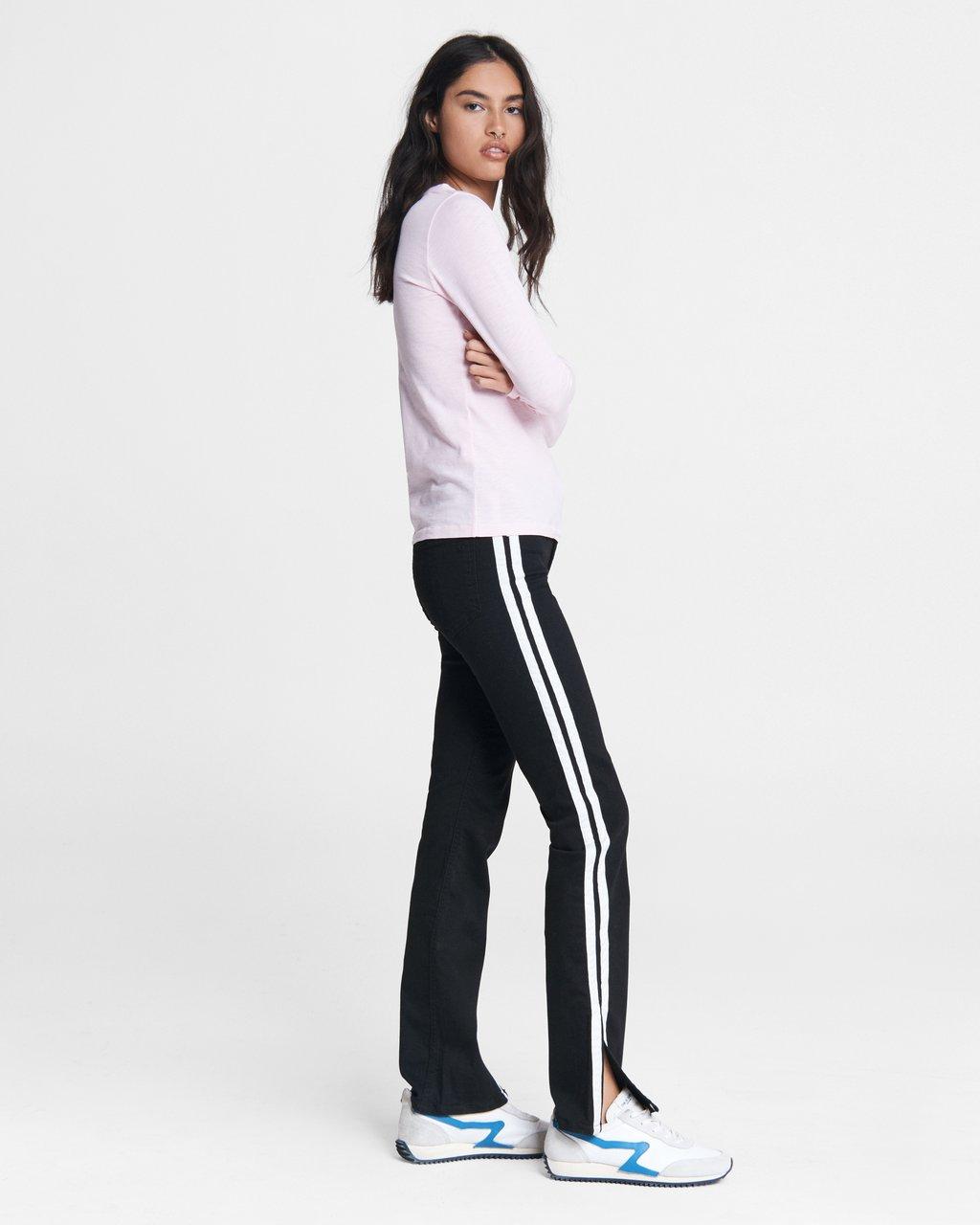 Slub Slim Long-Sleeve