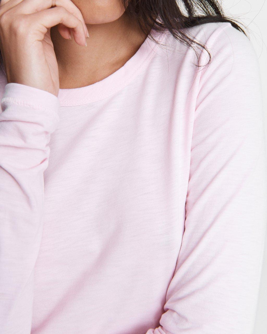 Slub Slim Long-Sleeve