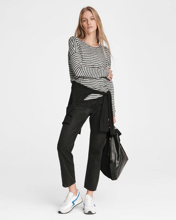 The Knit Striped Long-Sleeve