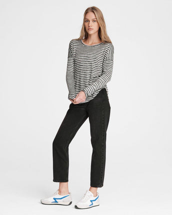 The Knit Striped Long-Sleeve